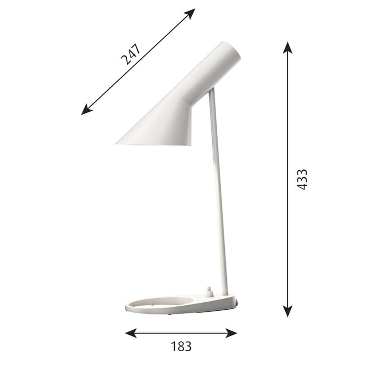 AJ MINI bordslampa, Vit Louis Poulsen