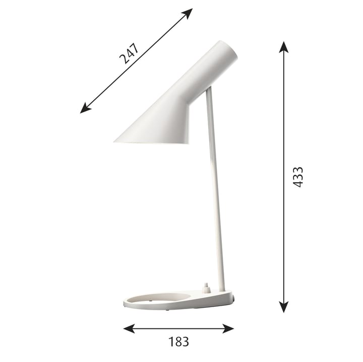 AJ MINI bordslampa - Vit - Louis Poulsen