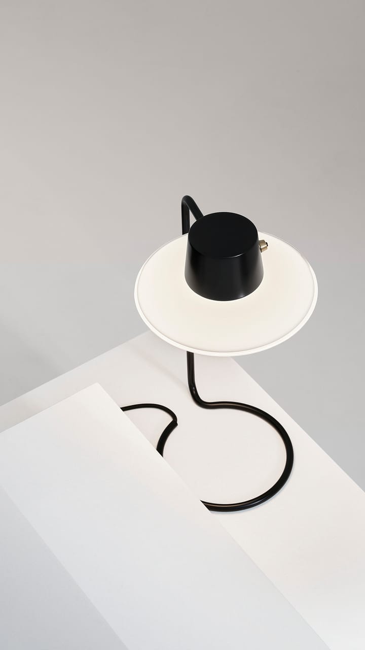 AJ Oxford bordslampa 28 cm svart, Opalglas Louis Poulsen