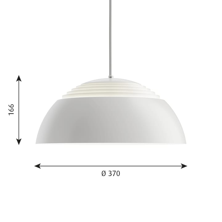 AJ Royal pendel Ø37 cm, Vit Louis Poulsen