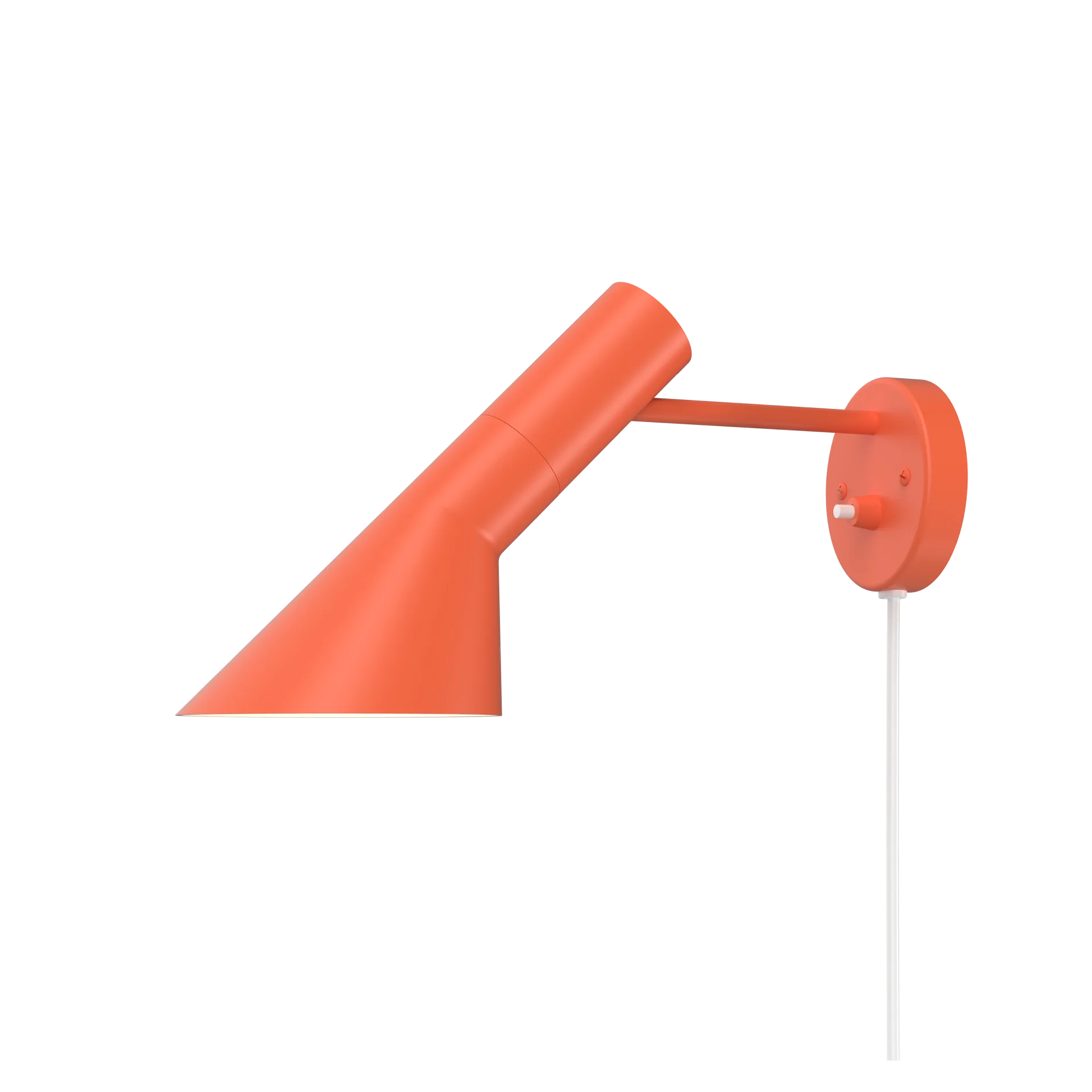 AJ vägglampa, Electric orange Louis Poulsen