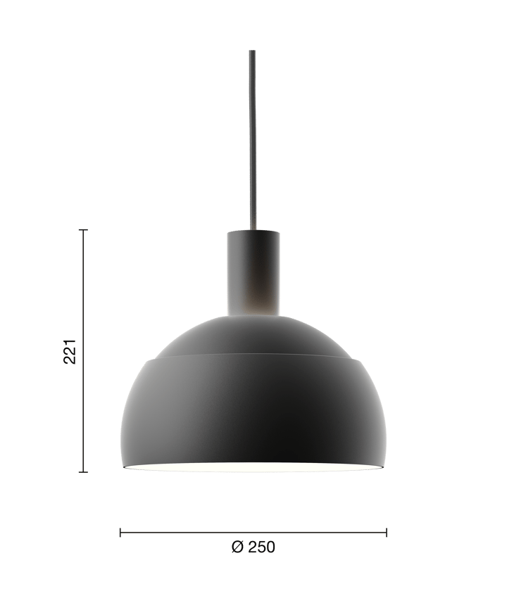 FJ Elements pendel Ø25 cm, Black Louis Poulsen