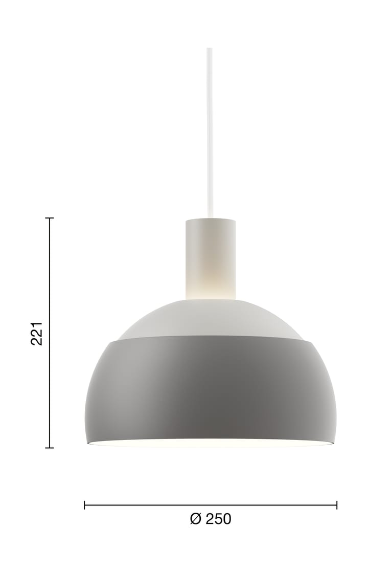 FJ Elements pendel Ø25 cm, Original grey Louis Poulsen