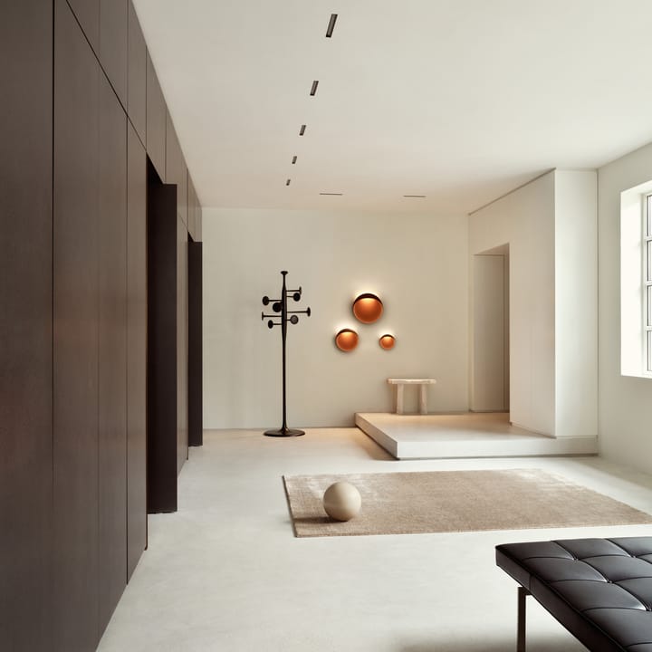Flindt vägglampa Ø20 cm, Corten Louis Poulsen