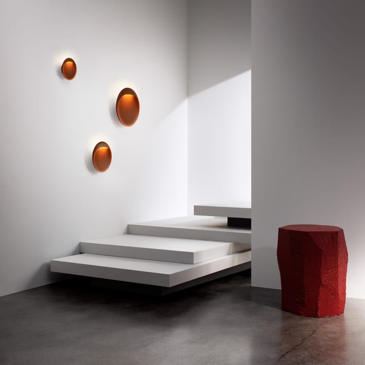 Flindt vägglampa Ø20 cm, Corten Louis Poulsen