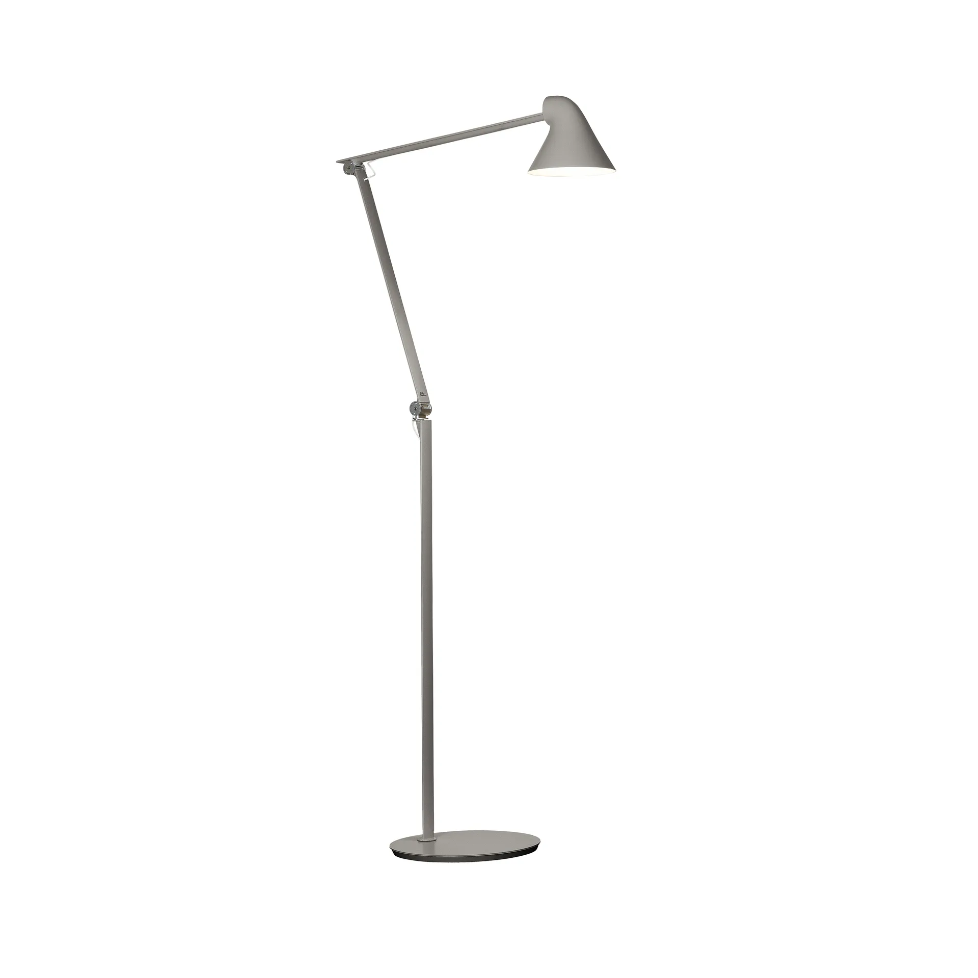 NJP golvlampa, Ljusgrå, LED, 3000k Louis Poulsen