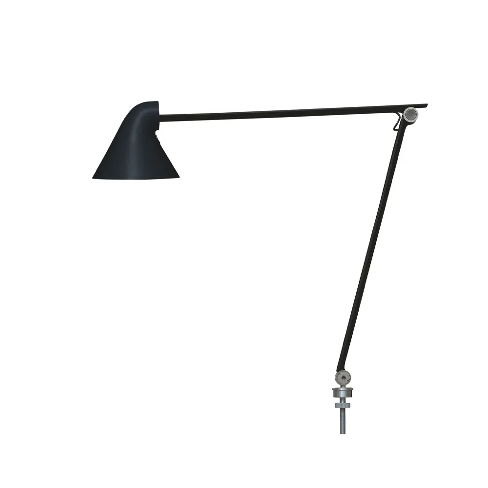 NJP skrivbordslampa, Svart, stift ø40 cm, 2700k Louis Poulsen