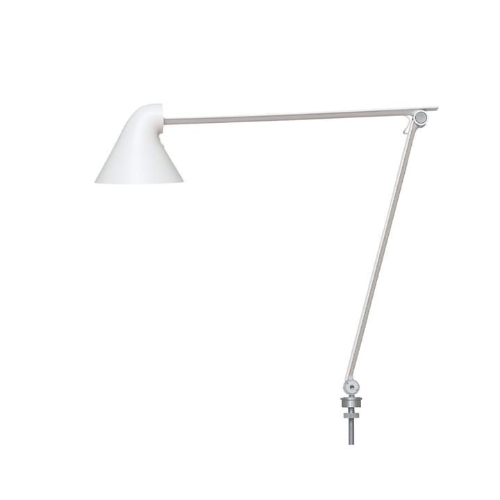 NJP skrivbordslampa - Vit, stift ø40 cm, 2700k - Louis Poulsen