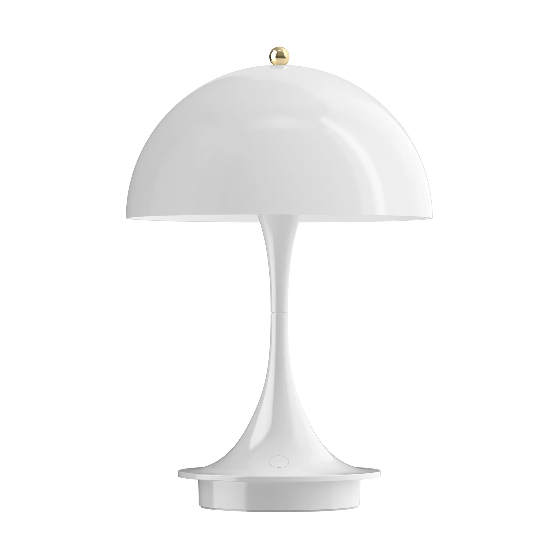 Panthella 160 portabel bordslampa Anniversary Edition, Brass metallised-white Louis Poulsen