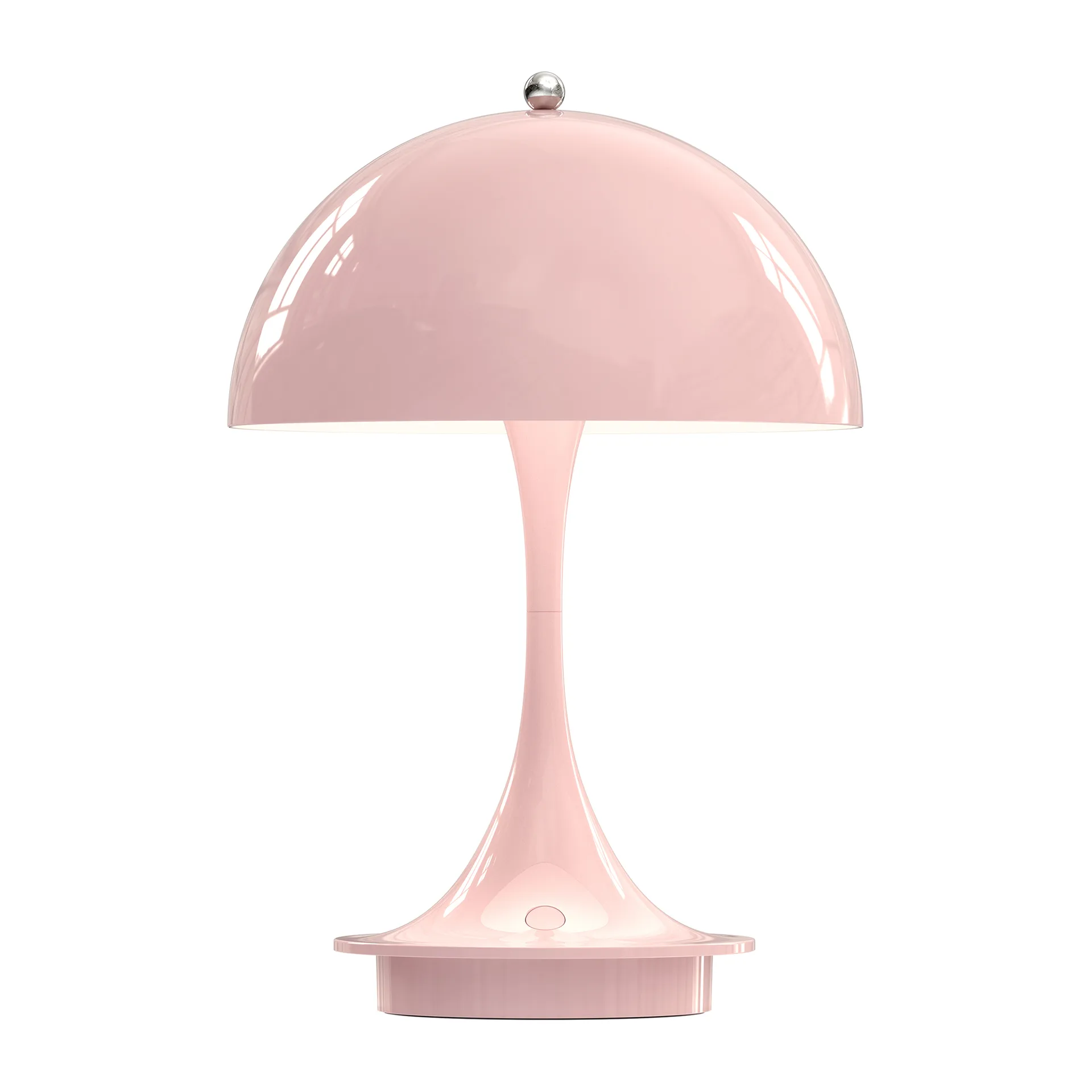 Panthella 160 portable bordslampa, Ljusrosa Louis Poulsen
