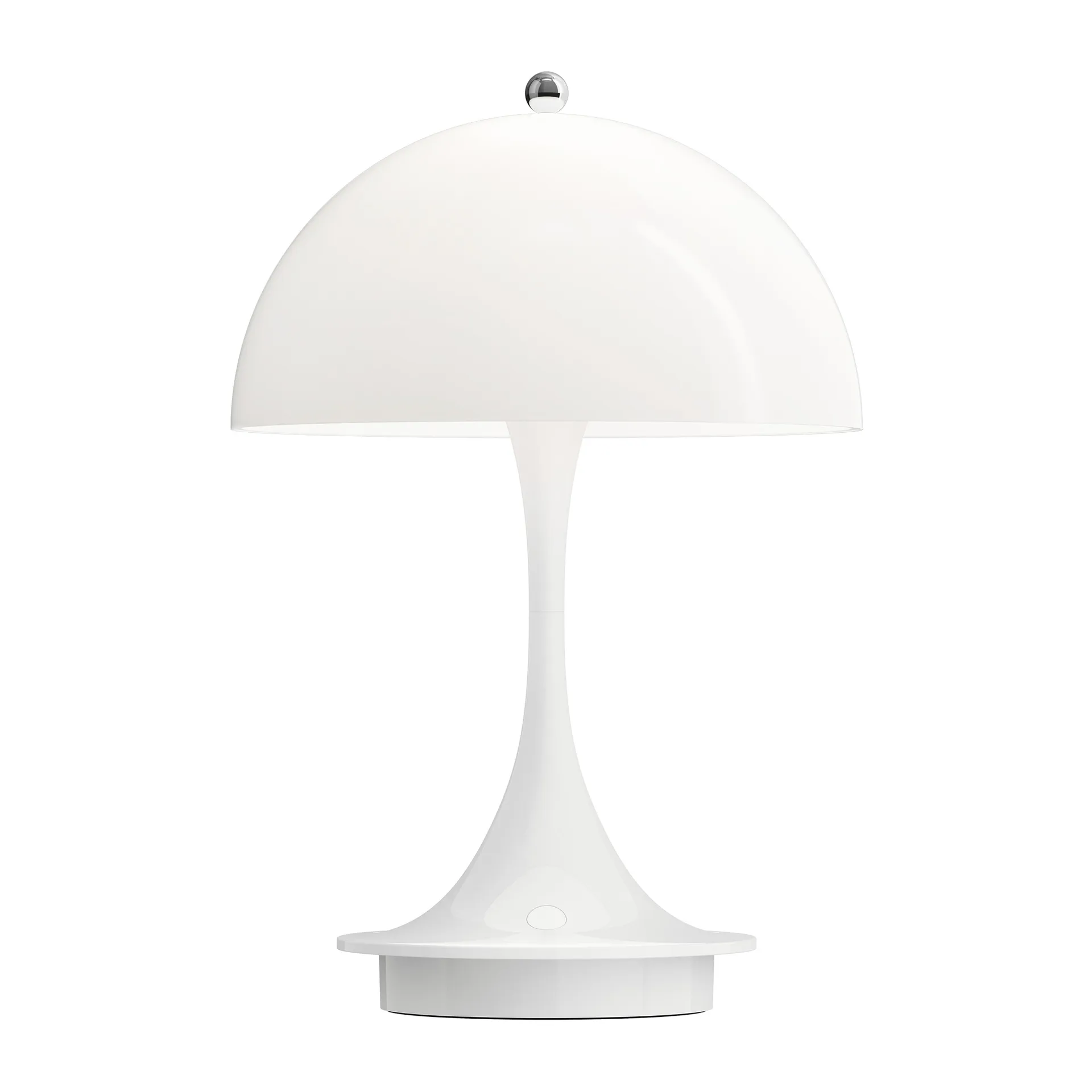 Panthella 160 portable bordslampa metall, White Louis Poulsen