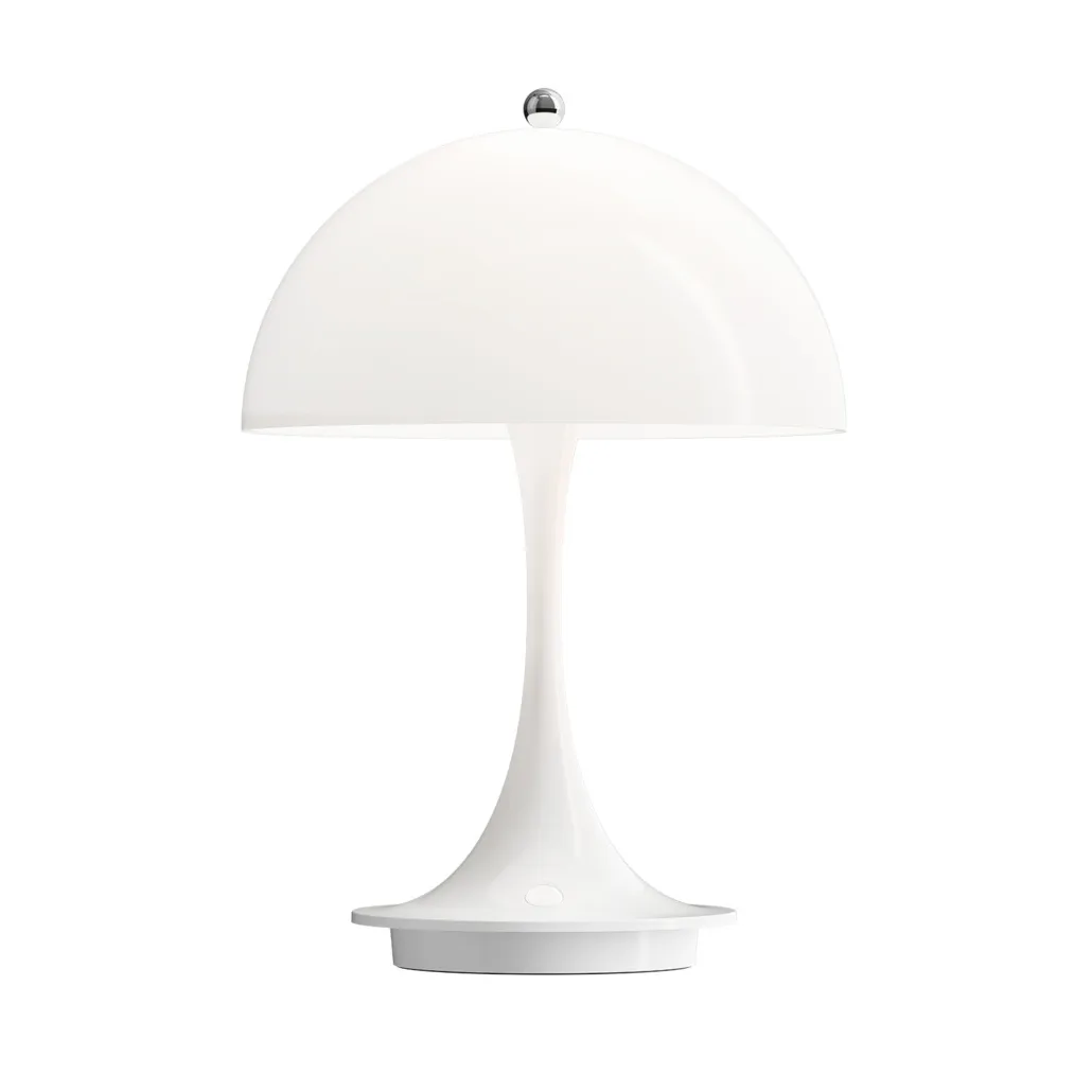 Panthella 160 portable bordslampa, Opal Louis Poulsen