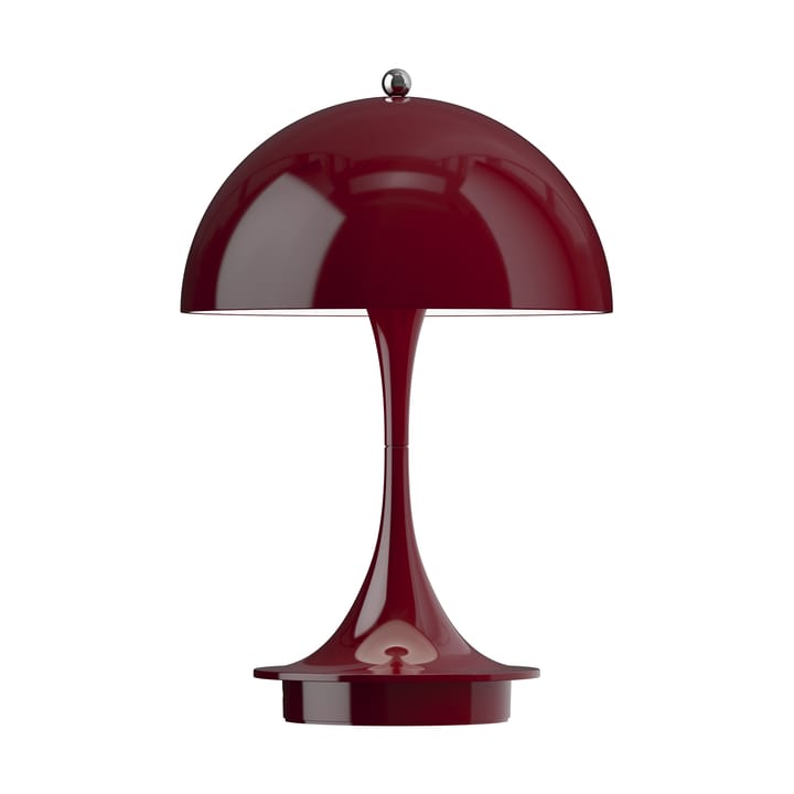 Panthella 160 portable bordslampa, Opaque burgundy Louis Poulsen