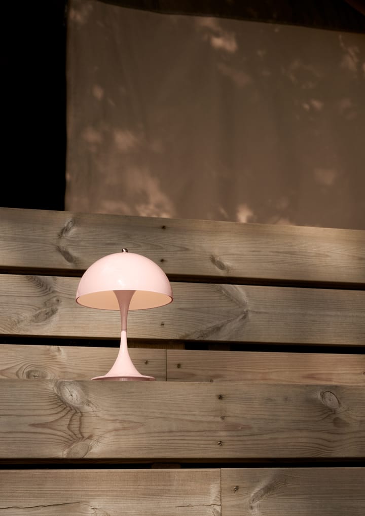 Panthella 160 portable bordslampa, Pale rose Louis Poulsen