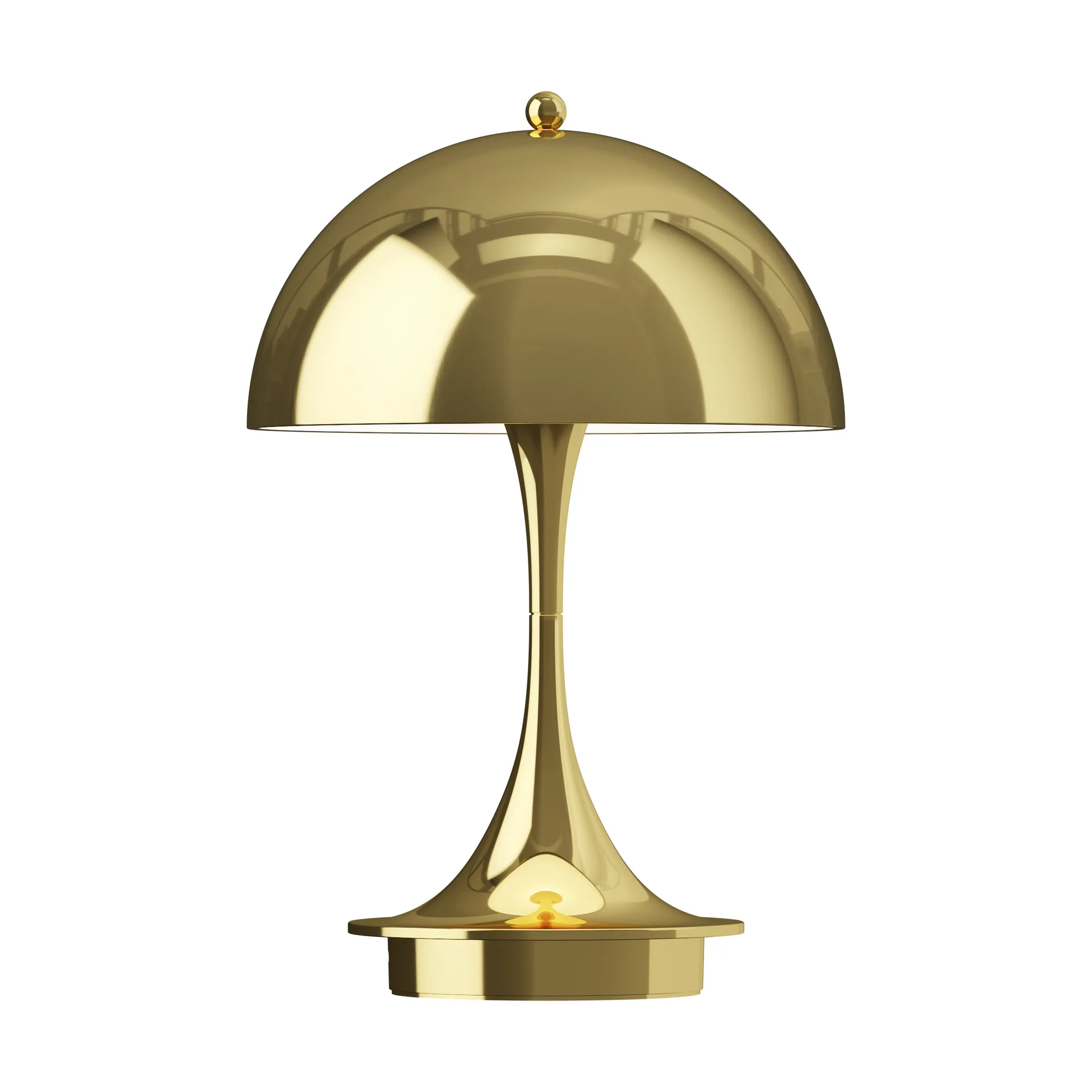 Panthella 160 Portable v3 bordslampa, Brass metallised Louis Poulsen