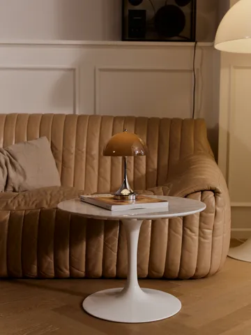 Panthella 160 Portable v3 bordslampa - Original Opal Brown - Louis Poulsen