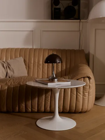 Panthella 160 Portable v3 bordslampa - Original Opal Brown - Louis Poulsen