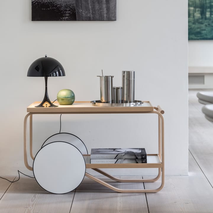 Panthella 250 bordslampa, Grå opal akryl, akryl Louis Poulsen