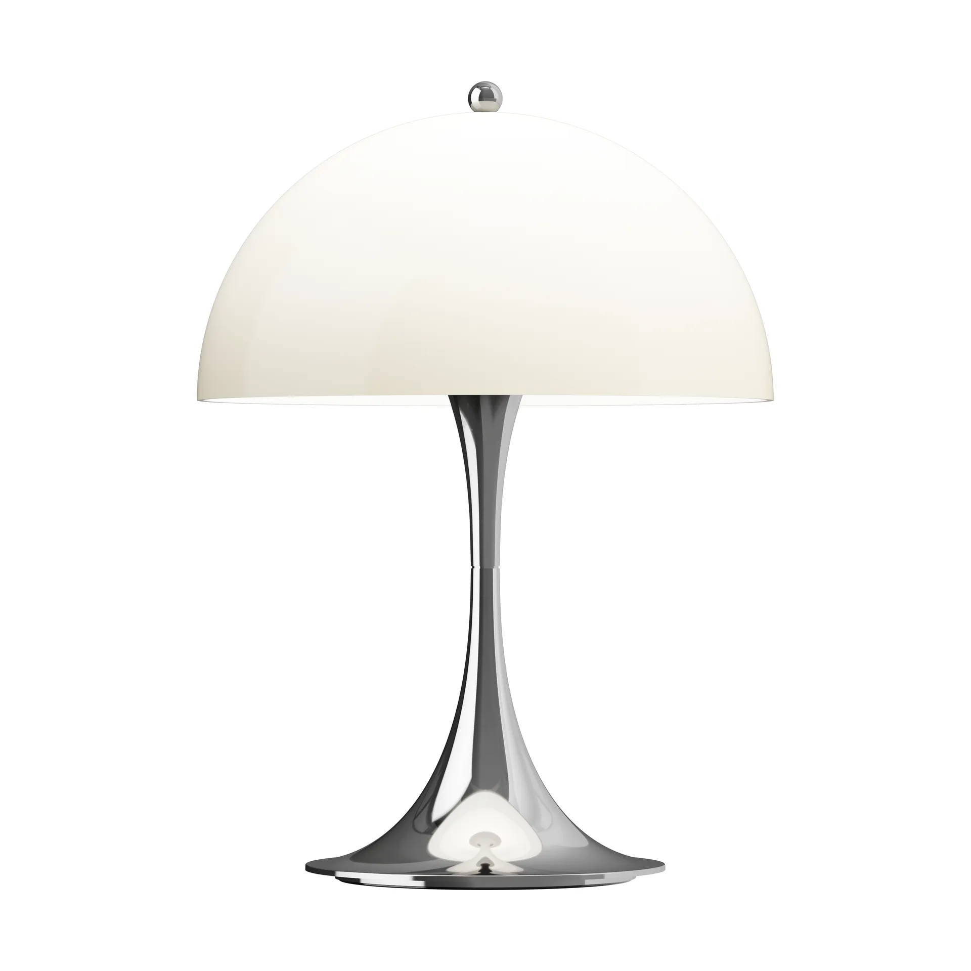 Panthella 250 portabel bordslampa, Chrome opal beige Louis Poulsen