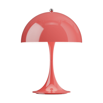 Panthella 250 portabel bordslampa - Opaque coral - Louis Poulsen
