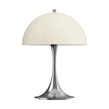 Panthella 250 portabel bordslampa V3 - Chrome opal beige - Louis Poulsen