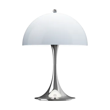 Panthella 250 portabel bordslampa V3 - Chrome opal blue grey - Louis Poulsen