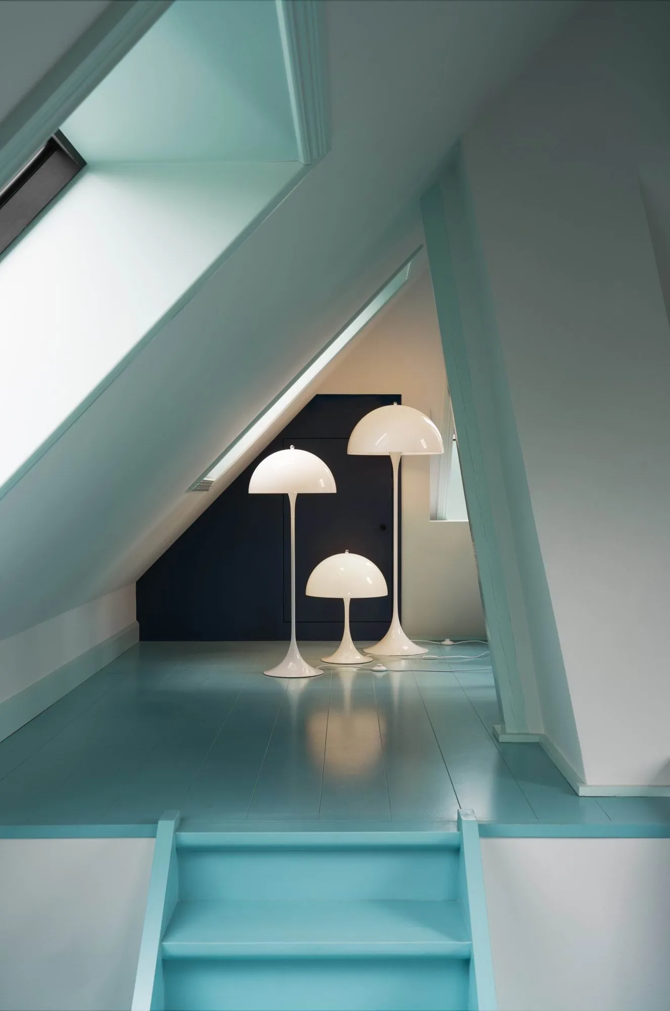 Panthella 400 bordslampa, V3, Opal whie Louis Poulsen