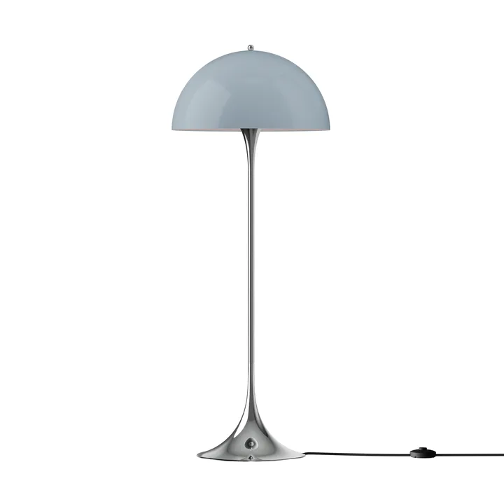 Panthella 500 golvlampa - Original opal blue grey - Louis Poulsen