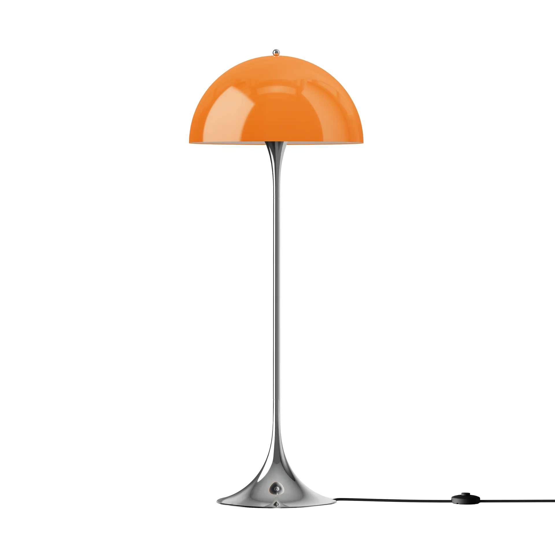Panthella 500 golvlampa, Original opal orange Louis Poulsen