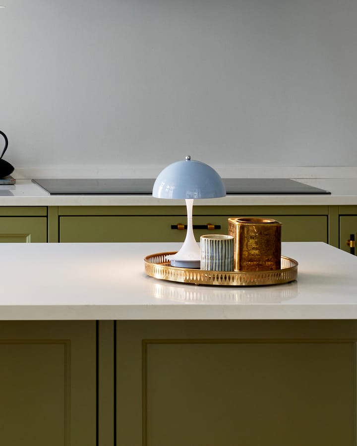 Panthella portabel bordslampa V2 - Ljusblå - Louis Poulsen