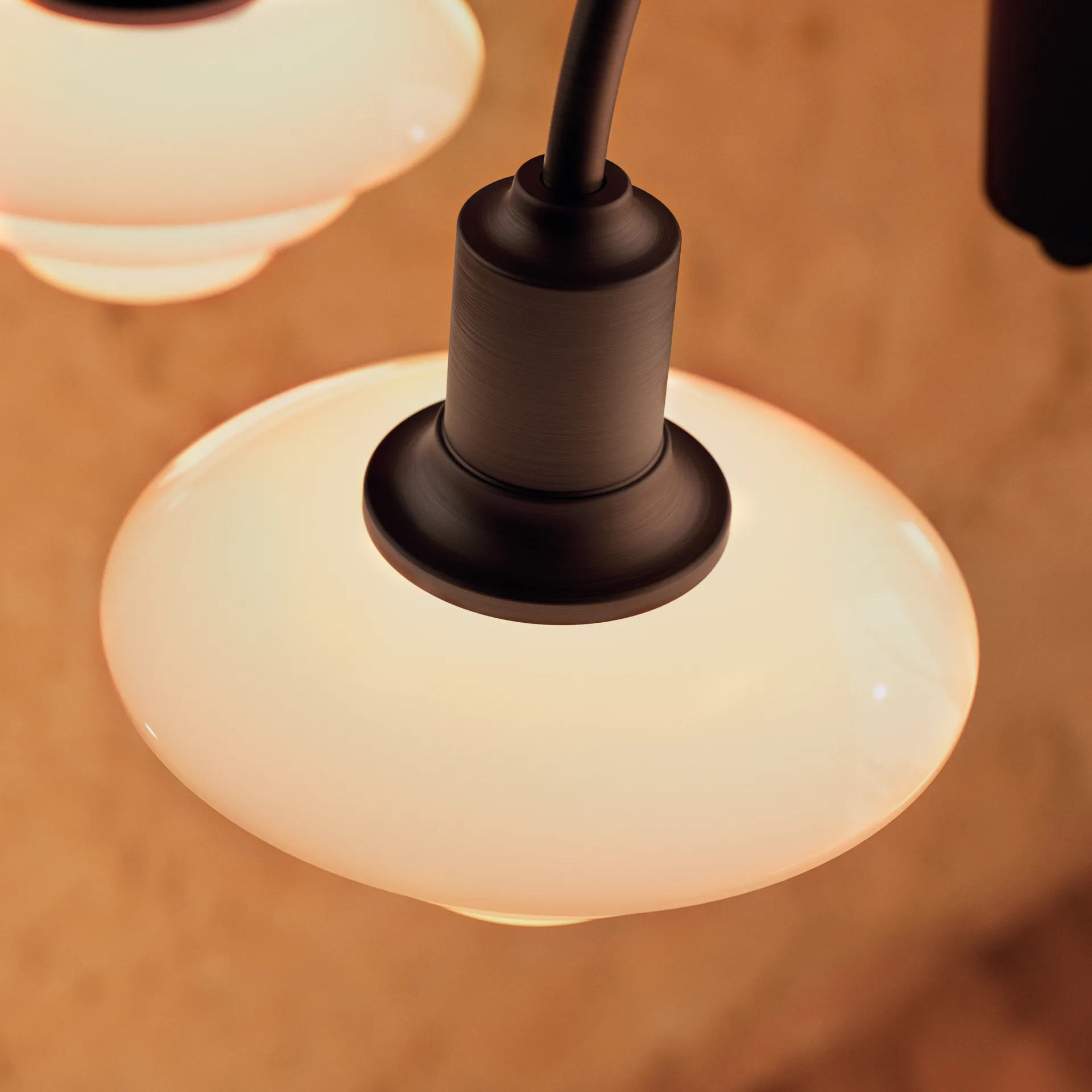 PH 1/1 Chandelier Centenary Edition ljuskrona, Brass-dusty terracotta, 3 armar Louis Poulsen