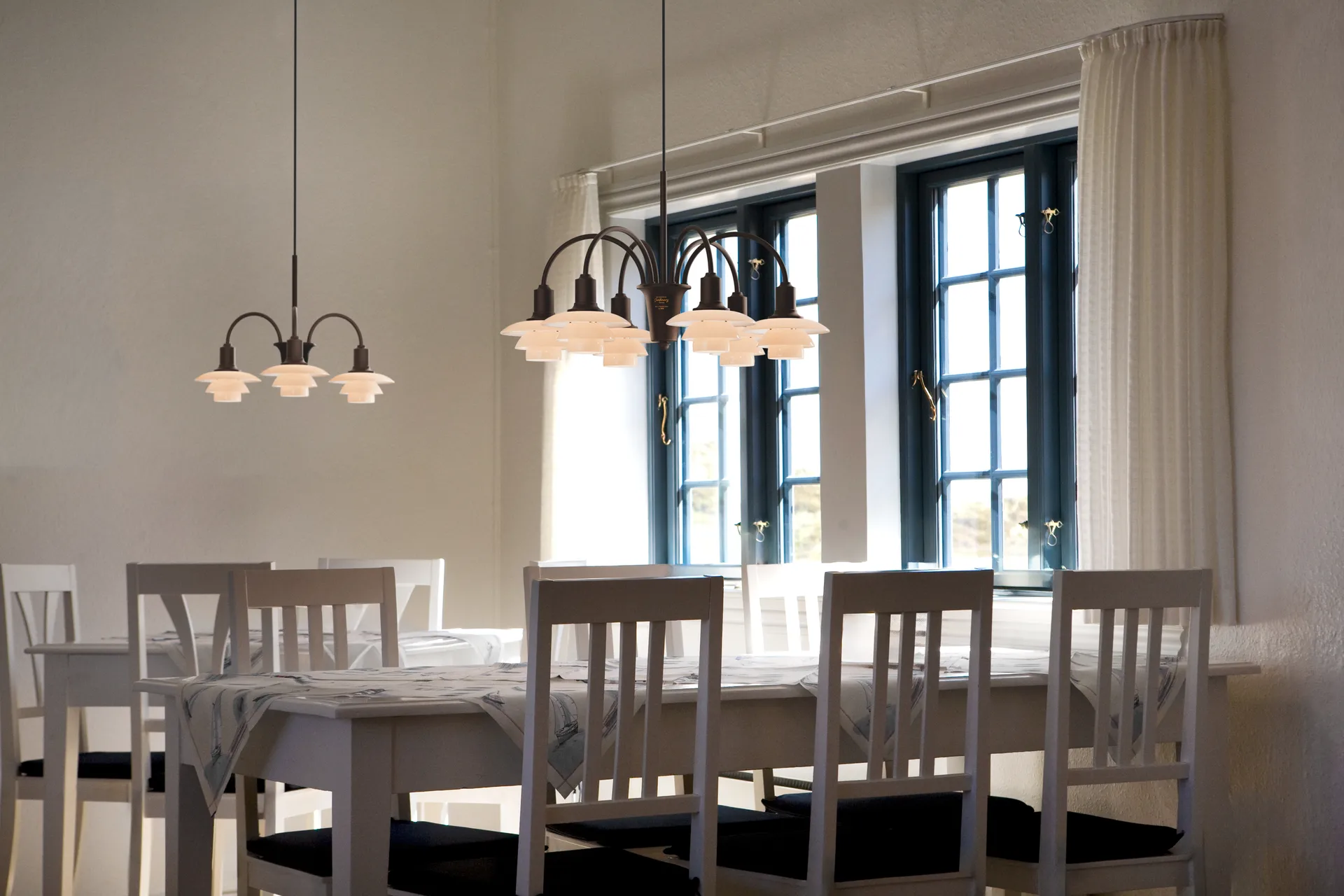 PH 1/1 Chandelier Centenary Edition ljuskrona, Brass-dusty terracotta, 3 armar Louis Poulsen