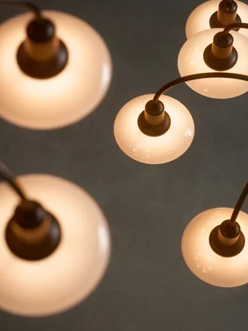 PH 1/1 Chandelier Centenary Edition ljuskrona - Brass-dusty terracotta, 6 armar - Louis Poulsen