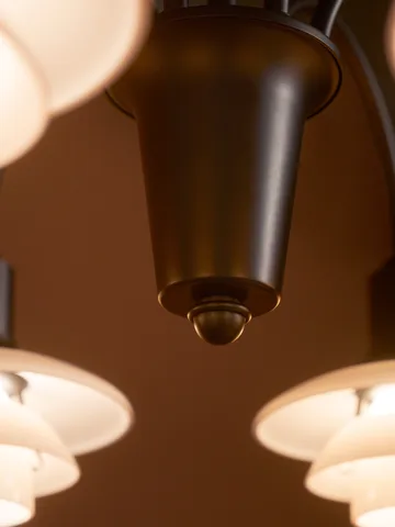 PH 1/1 Chandelier Centenary Edition ljuskrona - Brass-dusty terracotta, 9 armar - Louis Poulsen