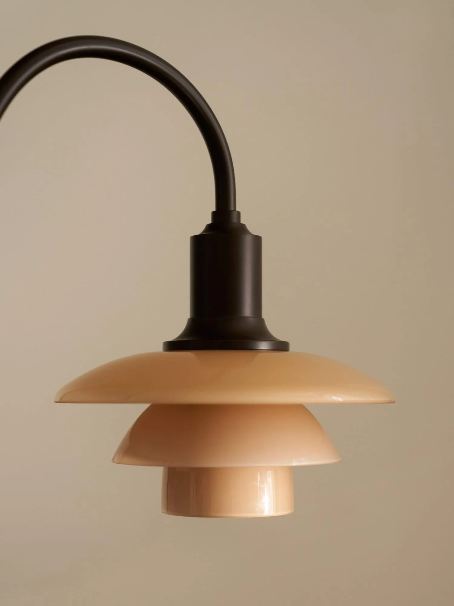 PH 1/1 Piano bordslampa, Dusty terracotta Louis Poulsen