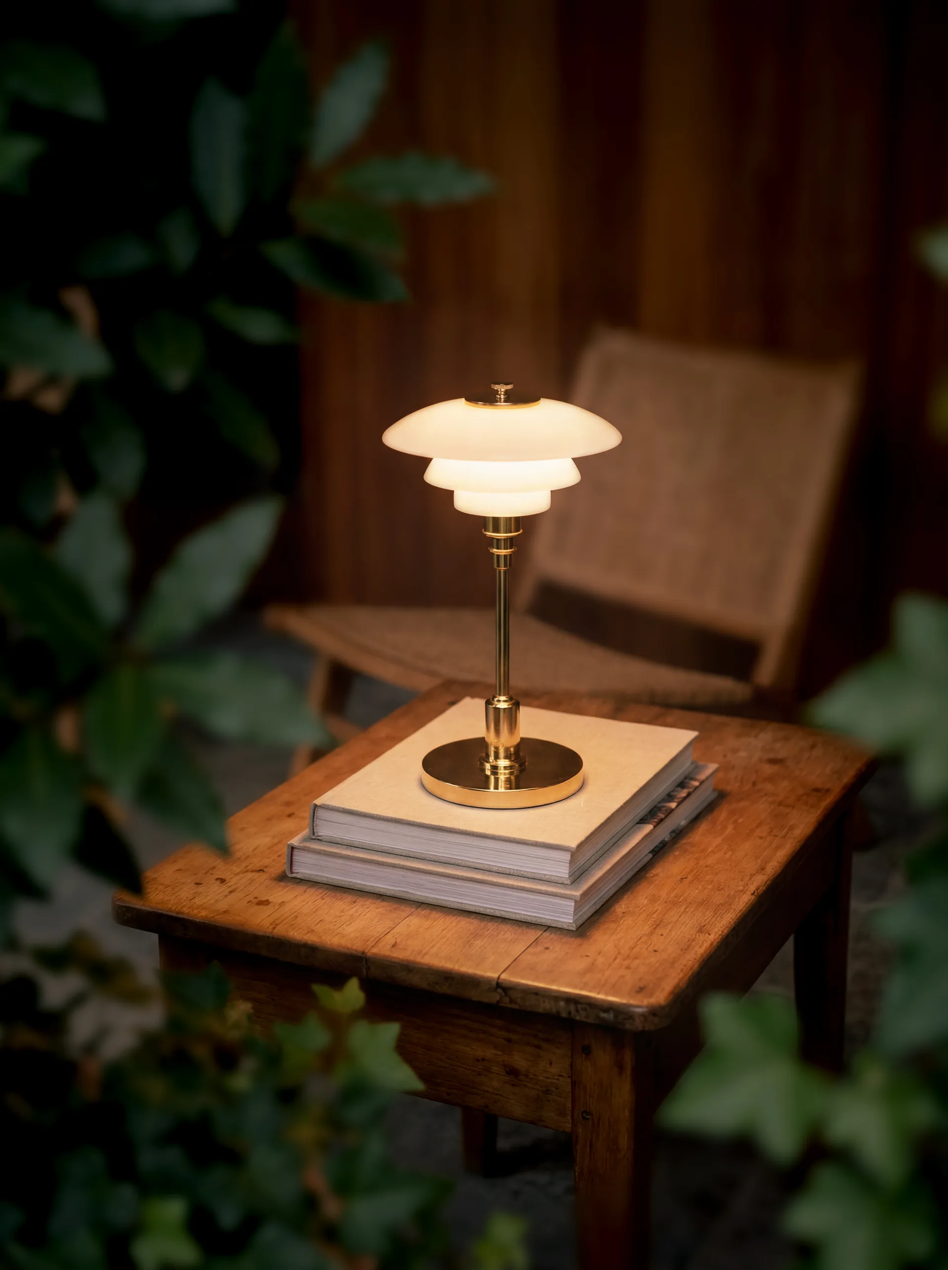 PH 1/1 portabel bordslampa, Mässingpläterad Louis Poulsen