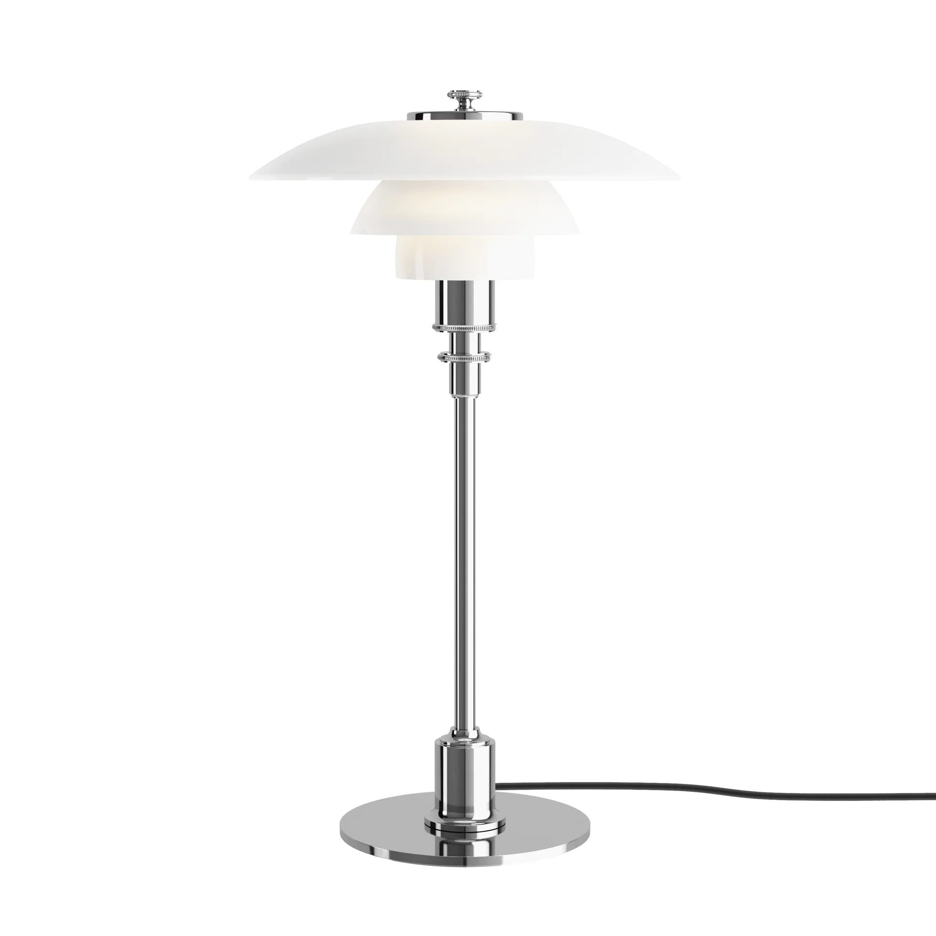 PH 2/1 bordslampa, Krom Louis Poulsen