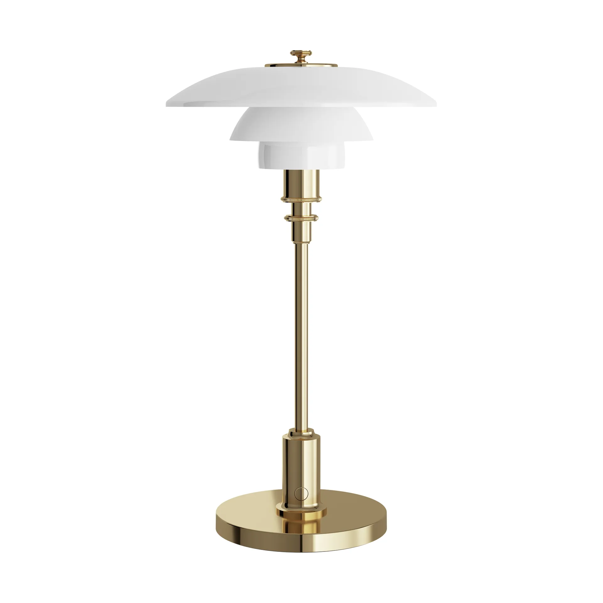 PH 2/1 Portable bordslampa, Brass Louis Poulsen