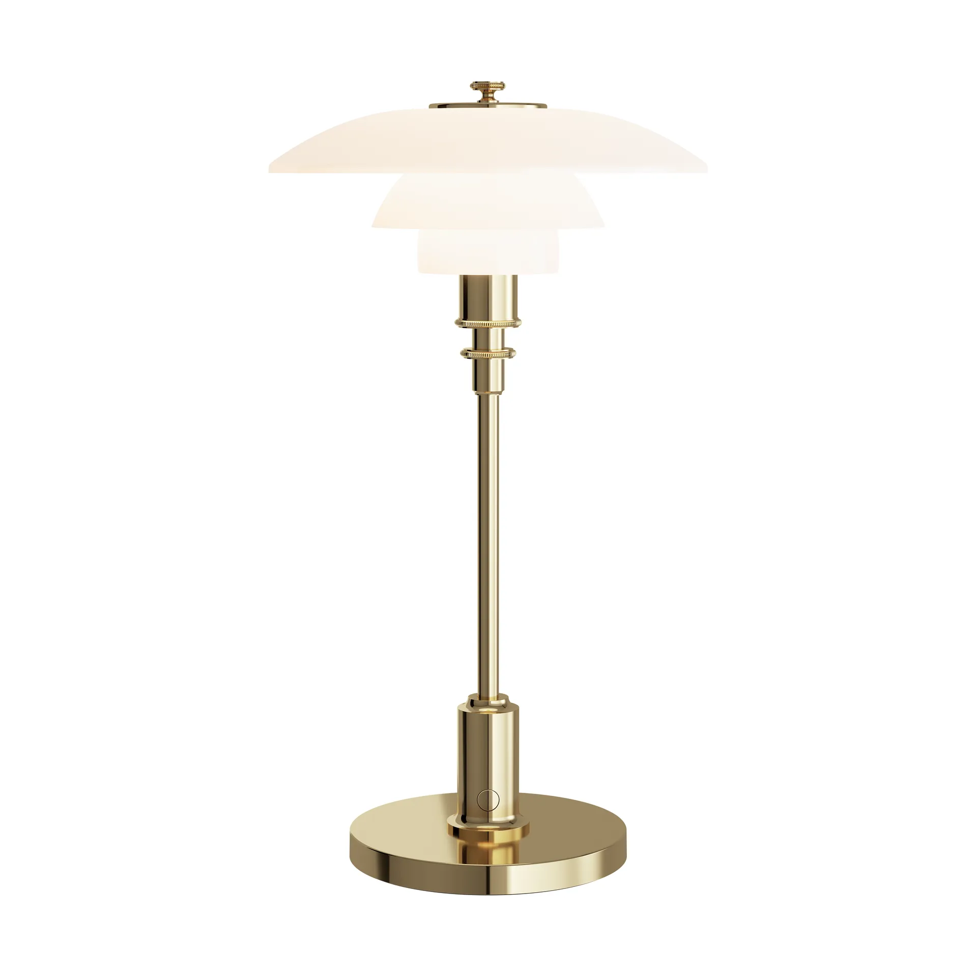 PH 2/1 Portable bordslampa, Brass Louis Poulsen