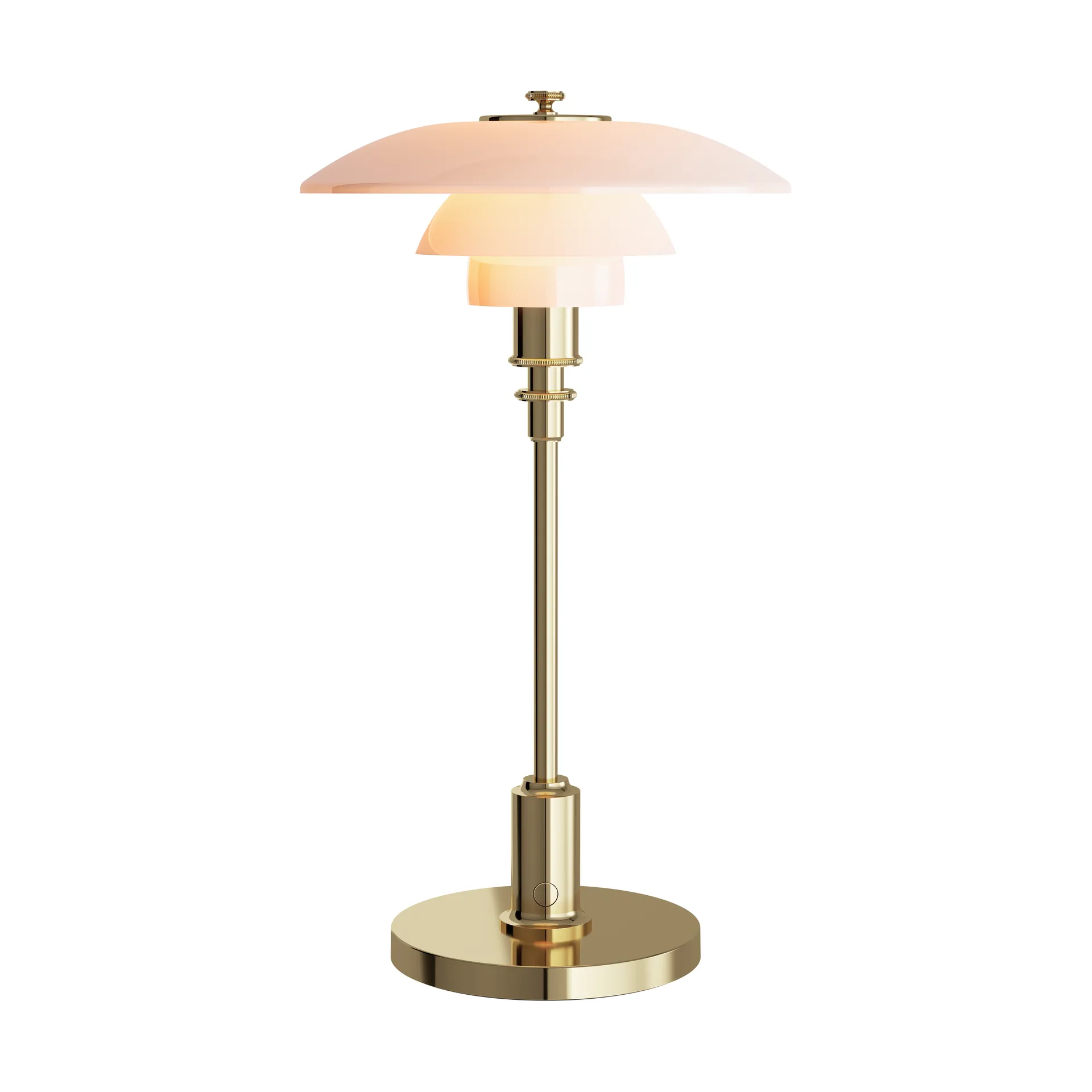 PH 2/1 Portable bordslampa, Brass Louis Poulsen