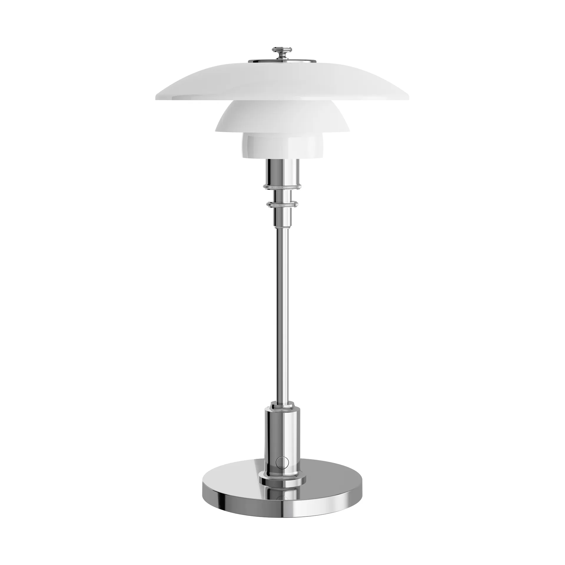 PH 2/1 Portable bordslampa, Chrome plated Louis Poulsen