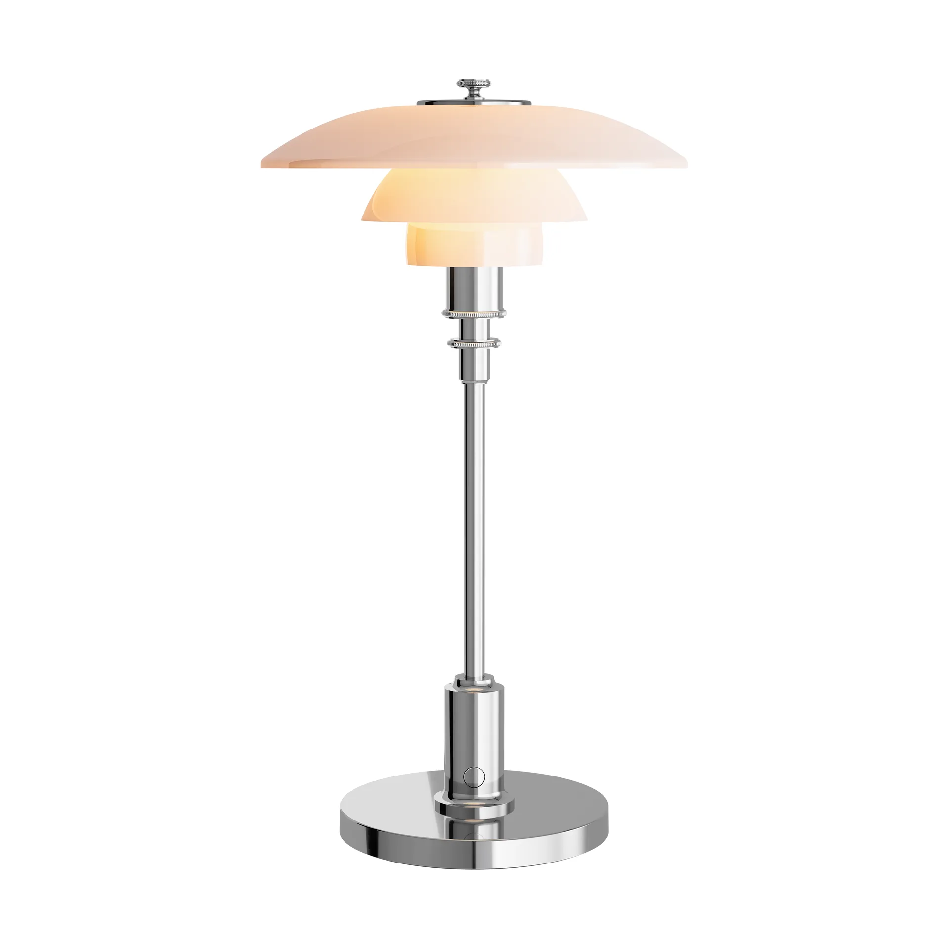 PH 2/1 Portable bordslampa, Chrome plated Louis Poulsen