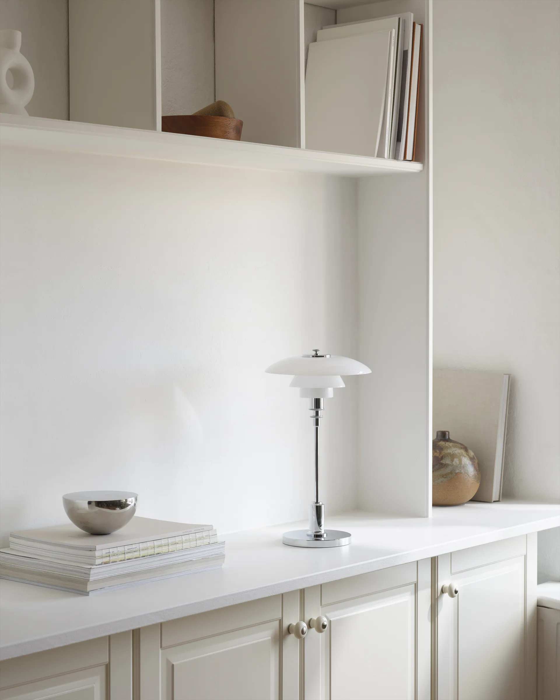 PH 2/1 Portable bordslampa, Chrome plated Louis Poulsen