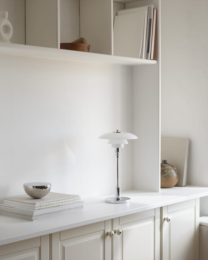 PH 2/1 Portable bordslampa, Chrome plated Louis Poulsen