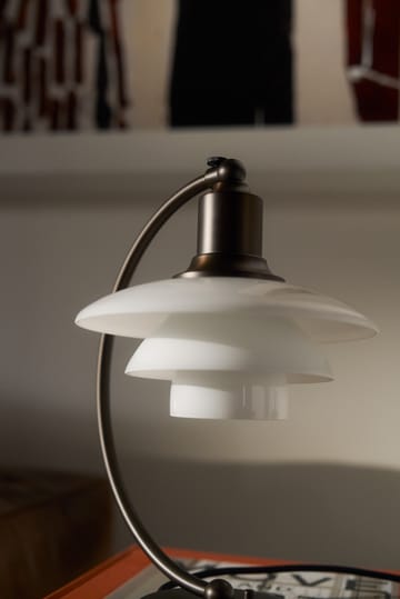 PH 2/2 Luna bordslampa  - Aged brass-opalglas - Louis Poulsen