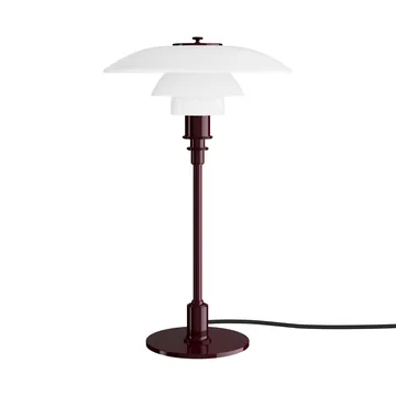 PH 3/2 bordslampa - Glossy burgundy - Louis Poulsen