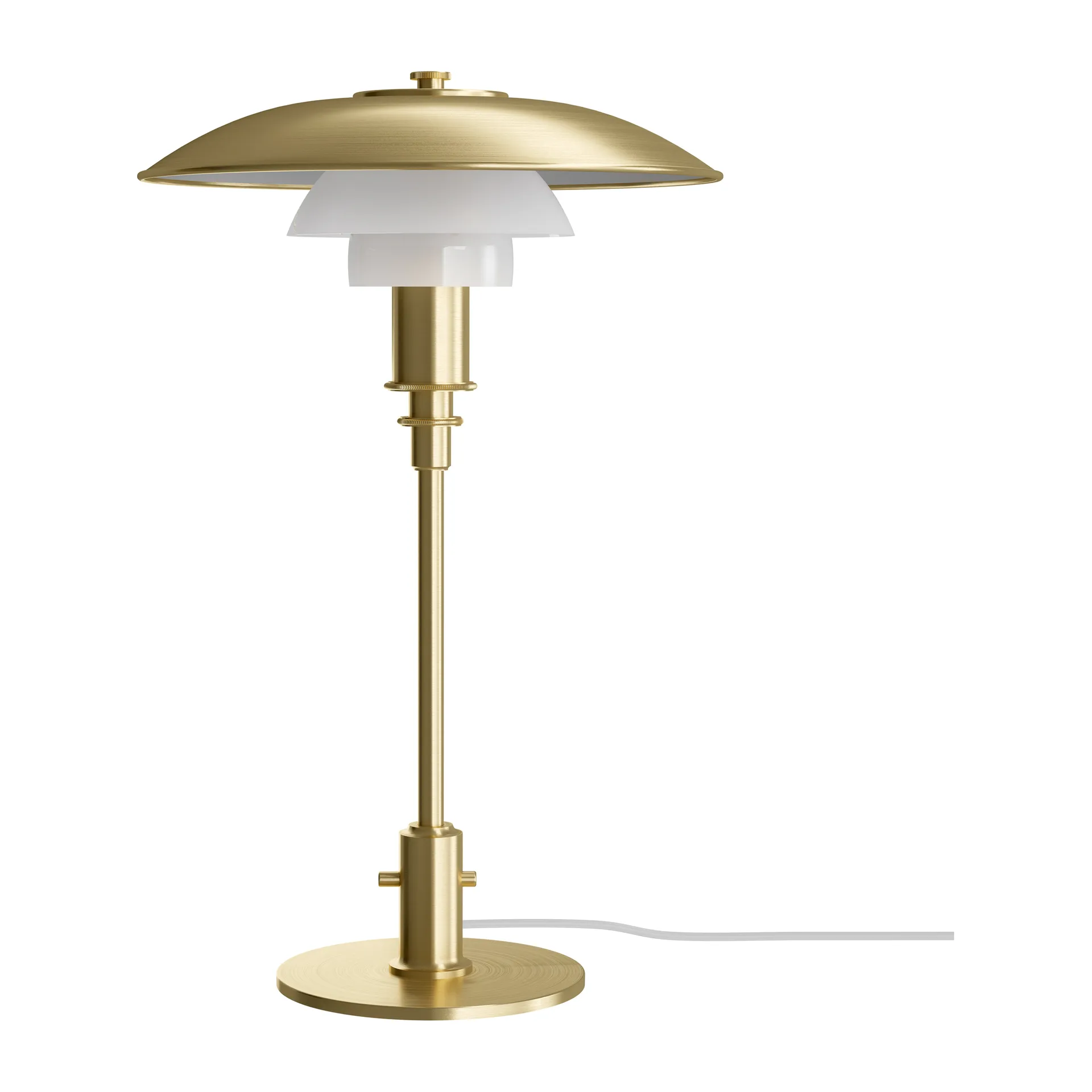 PH 3/2 bordslampa Limited Edition, Mässing-opalglas Louis Poulsen