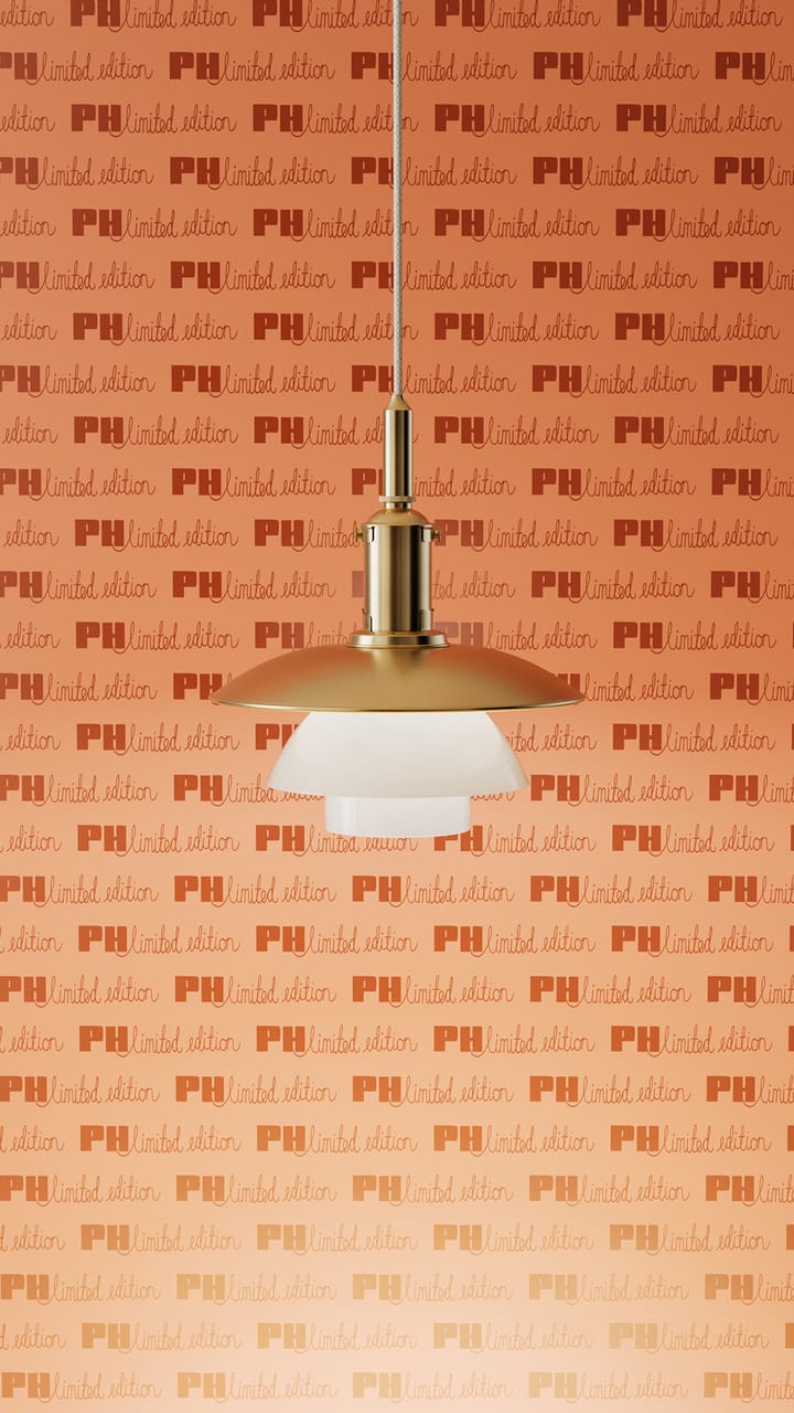 PH 3/3 pendel Limited Edition - Mässing-opalglas - Louis Poulsen