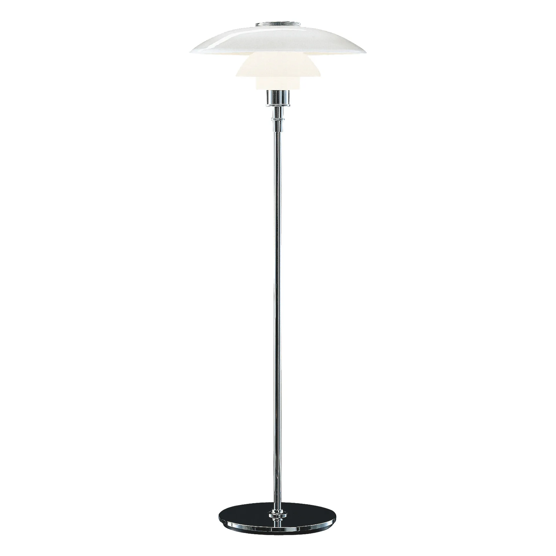 PH 4½-3½ golvlampa, Krom Louis Poulsen