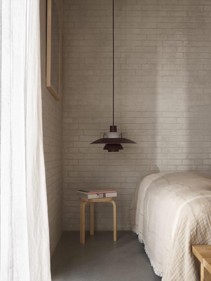 PH 5 MINI pendel monokrom, Burgundy Louis Poulsen